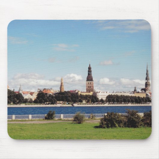 Riga (Panoramablick) Mousepad (Vorne)