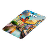 Riga, Perle der Ostsee Magnet (Linke Seite)
