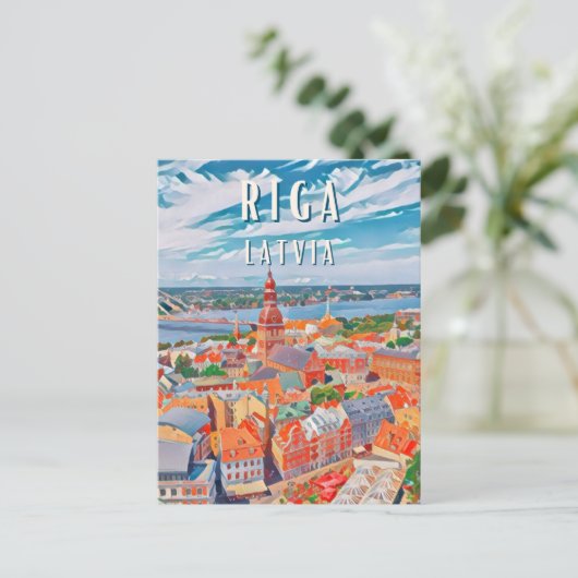 Riga Postkarte (Stehend Vorderseite)