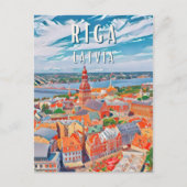 Riga Postkarte (Vorderseite)