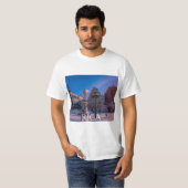Riga Rathausplatz im Winter T - Shirt (Vorne ganz)