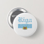 Riga-Stadt-Entwürfe Button (Vorne & Hinten)