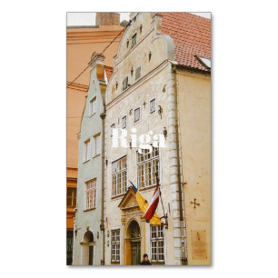 Riga-Stadtbild flexibler Photo-Magnet Magnetische Visitenkarte