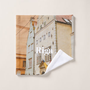 Riga-Stadtbild flexibler Photo-Magnet Waschlappen