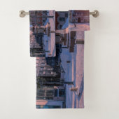 Riga Town Hall Platz im Winter Badhandtuch Set (Insitu)