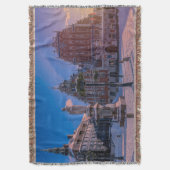 Riga Town Hall Platz im Winter Decke (Vorderseite Vertikal)