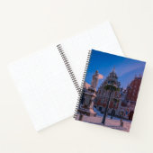 Riga Town Hall Platz im Winter Notizblock (Innenseite)
