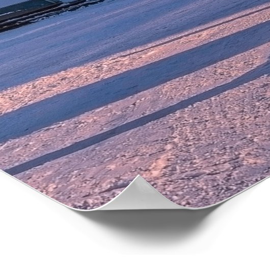 Riga Town Hall Platz im Winter Poster (Ecke)