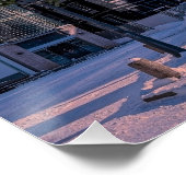 Riga Town Hall Platz im Winter Poster (Ecke)