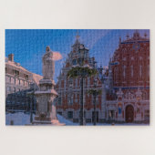 Riga Town Hall Platz im Winter Puzzle (Horizontal)