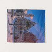 Riga Town Hall Platz im Winter Wandteppich (Vorderseite (Horizontal))