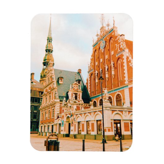 Riga Town Hall Square Magnet (Vertikal)