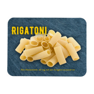 Rigatoni al Forno Italienisches Restaurant Rezept Magnet