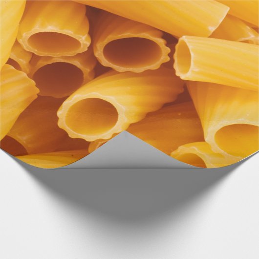 Rigatoni Makkaroni-Teigwaren Geschenkpapier (Ecke)
