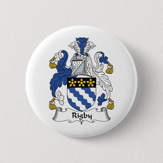 Rigby Familienwappen Button (Vorderseite)