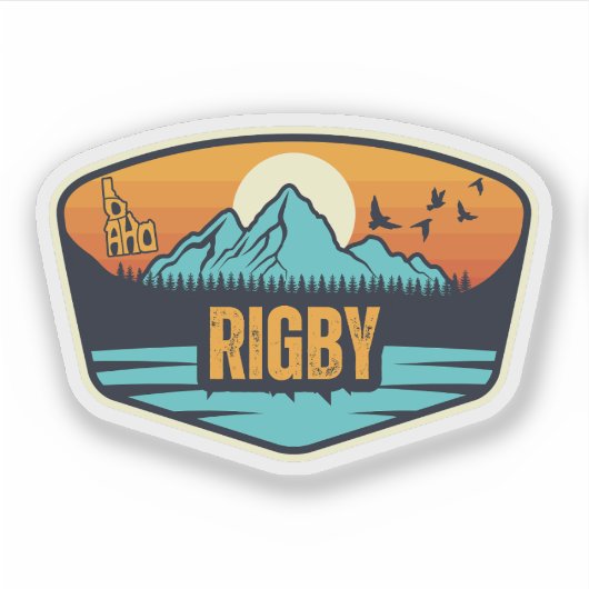 Rigby, Idaho Aufkleber (Vorderseite)