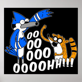 Rigby und Mordecai Poster