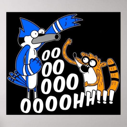 Rigby und Mordecai Poster (Vorne)