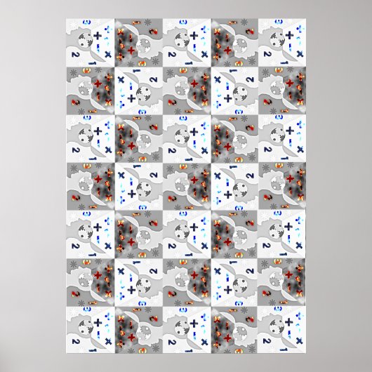 Rige Lotsa Math Brains Poster (Vorne)