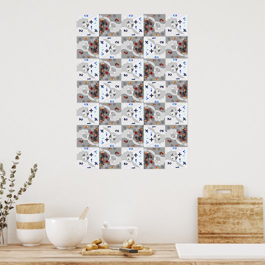 Rige Lotsa Math Brains Poster (Küche)