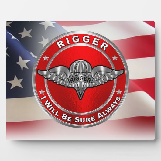 Rigger Army Veteran Fotoplatte (Vorderseite)