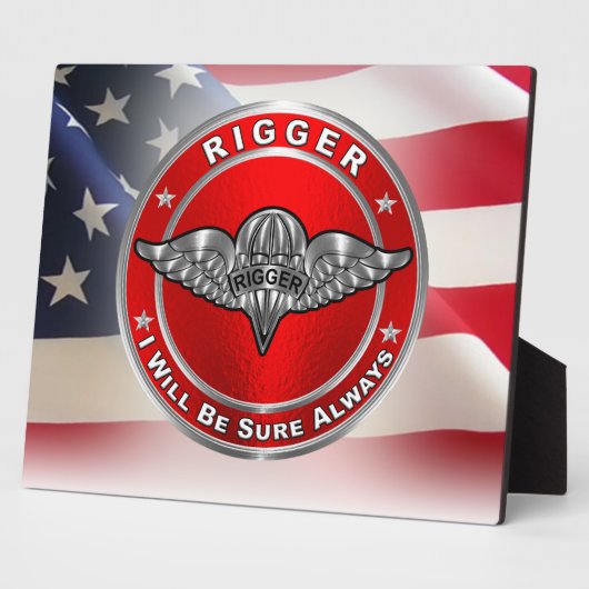 Rigger Army Veteran Fotoplatte (Seite)