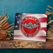 Rigger Army Veteran Fotoplatte (Seite)