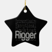 Rigger Extraordinaire Keramik Ornament (Vorne)