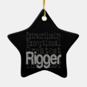 Rigger Extraordinaire Keramik Ornament (Hinten)