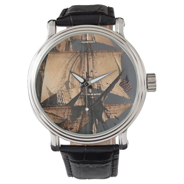 Rigging Watch für das Clipper Ship Armbanduhr (Vorderseite)