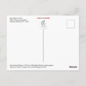 Riggs Gebäude Post Office Postkarte (Rückseite)