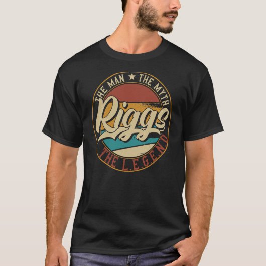 Riggs The man the myth the legend T-Shirt (Vorderseite)