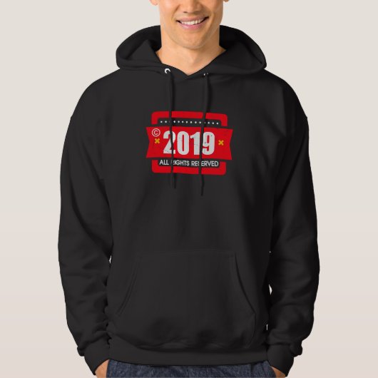 right 2019 All Rights Reserve Hoodie (Vorderseite)