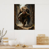 Right Behind You Poster (Küche)