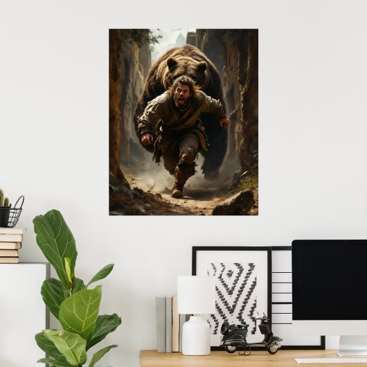 Right Behind You Poster (Heimbüro)