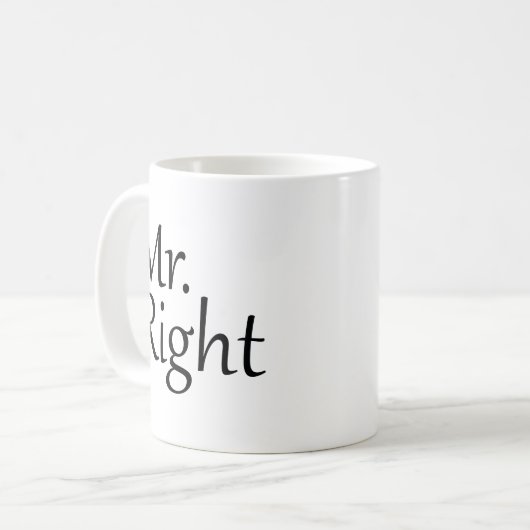 Right Coffee Tasse (Vorderseite Links)