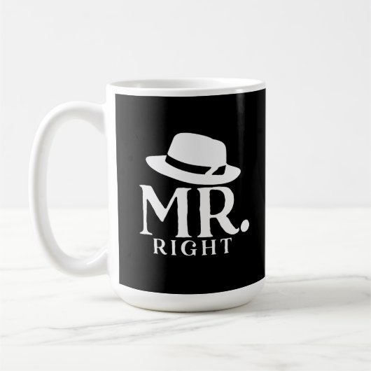 Right Coffee Tasse - Witziges Zitat Geschenk für i (Links)