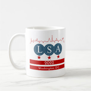 Right-handed Mug with 2022 LSA Annual Meeting Logo Kaffeetasse