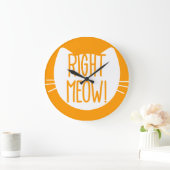 _right meow! große wanduhr (Zuhause)
