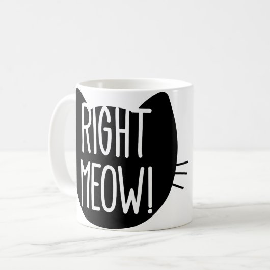 _right Meow! Kaffeetasse (Vorderseite Links)