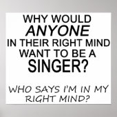 Right Mind Singer Poster (Vorne)