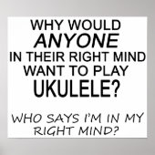 Right Mind Ukulele Poster (Vorne)