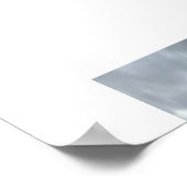 Right Side of the Road Reflection Photography Poster (Ecke)