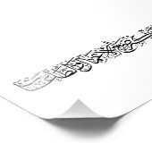 Righteous Deeds Accepted – Arabic Calligraphy Art  Fotodruck (Ecke)
