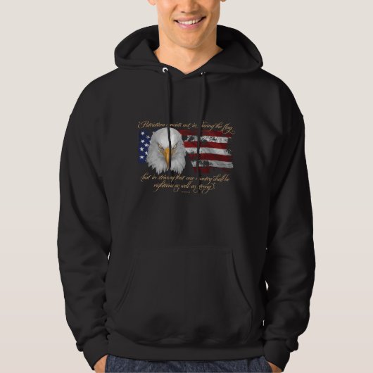 Righteous Patriotism Hoodie (Vorderseite)