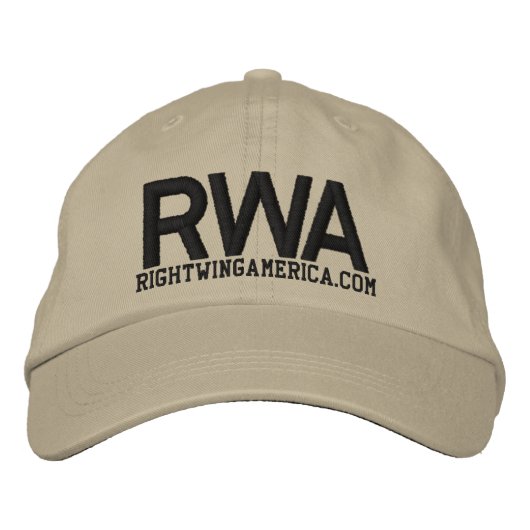 Rightwingamerica.com Hat Bestickte Kappe (Vorderseite)