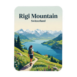 Rigi-Berg Schweiz Magnet