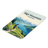 Rigi-Berg Schweiz Magnet (Linke Seite)