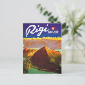 Rigi-Berg, Schweiz Postkarte (Stehend Vorderseite)