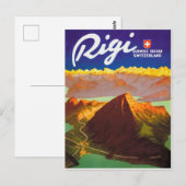 Rigi-Berg, Schweiz Postkarte (Vorne/Hinten)